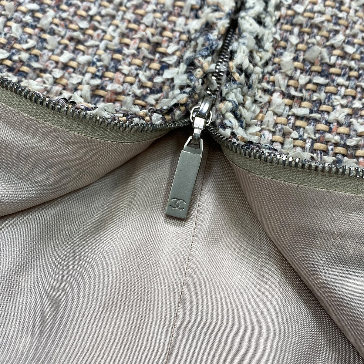 Luxury Promise Japan CHANEL JACKET SKIRT SET PINK TWEED 40 03P RTW 90283146