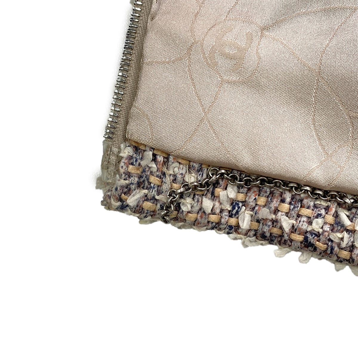 Luxury Promise Japan CHANEL JACKET SKIRT SET PINK TWEED 40 03P RTW 90283146