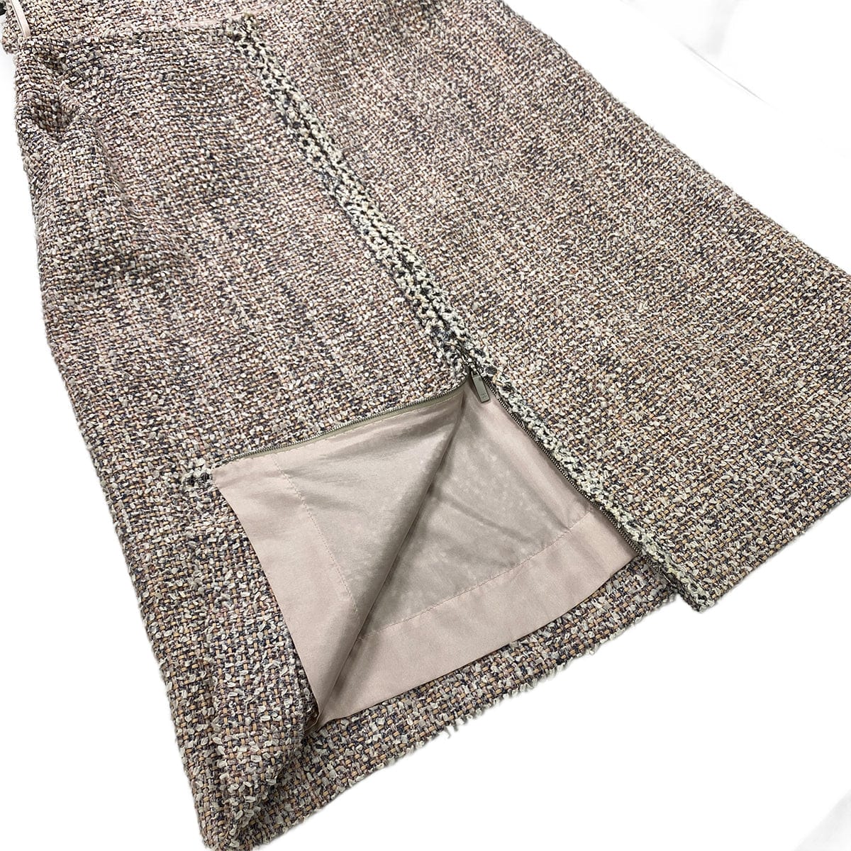 Luxury Promise Japan CHANEL JACKET SKIRT SET PINK TWEED 40 03P RTW 90283146