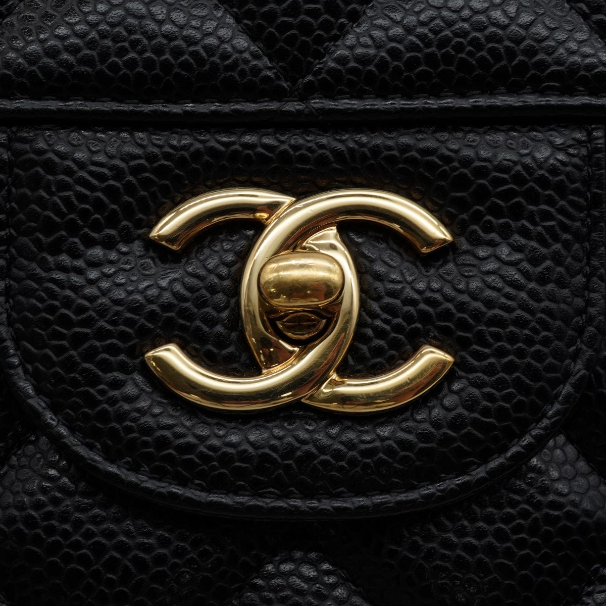 Luxury Promise Japan CHANEL JUMBO MATELASSE 30 CHAIN SHOULDER BAG BLACK CAVIAR SKIN GOLD HARDWARE 90345063