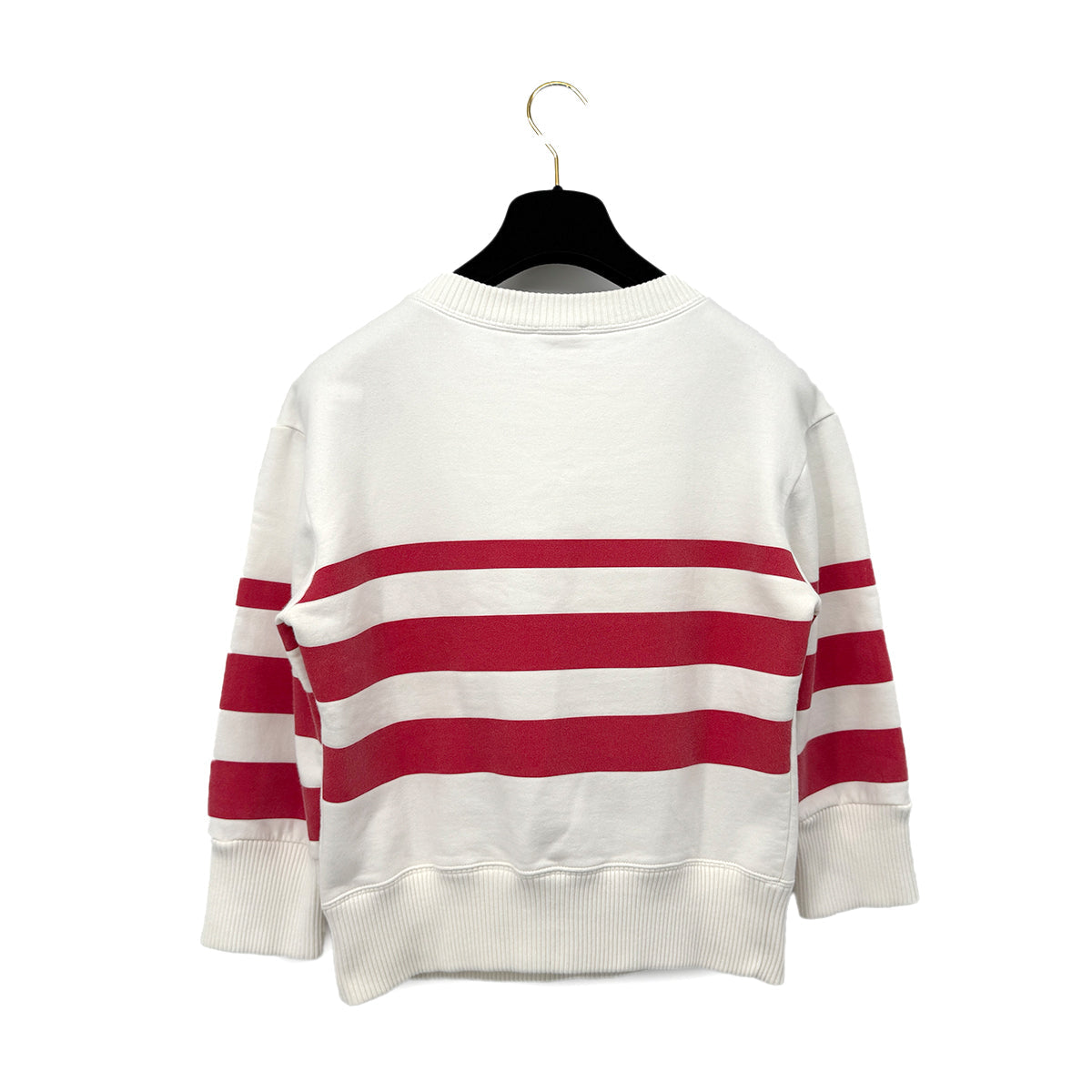 Luxury Promise Japan CHANEL MADEMOISELLE LONG SLEEVE SWEATSHIRT WHITE COTTON 40 01A RTW 90299334