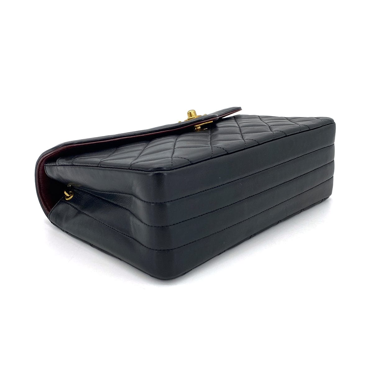 Luxury Promise Japan CHANEL MATELASSE CHAIN SHOULDER BAG BLACK LAMB SKIN 90272960