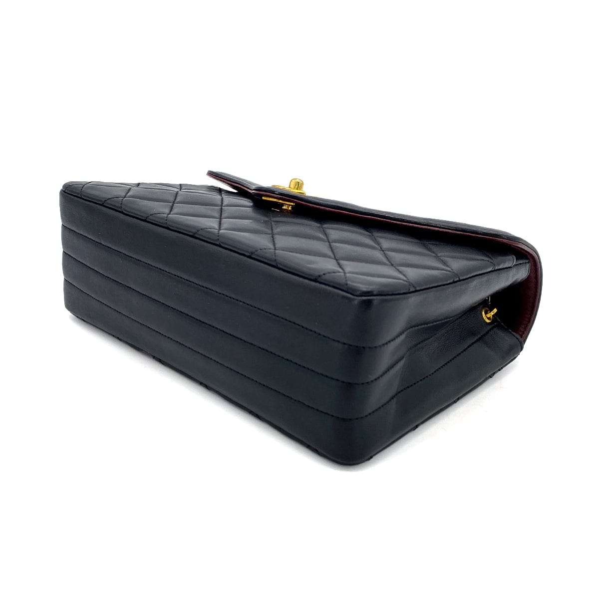 Luxury Promise Japan CHANEL MATELASSE CHAIN SHOULDER BAG BLACK LAMB SKIN 90272960