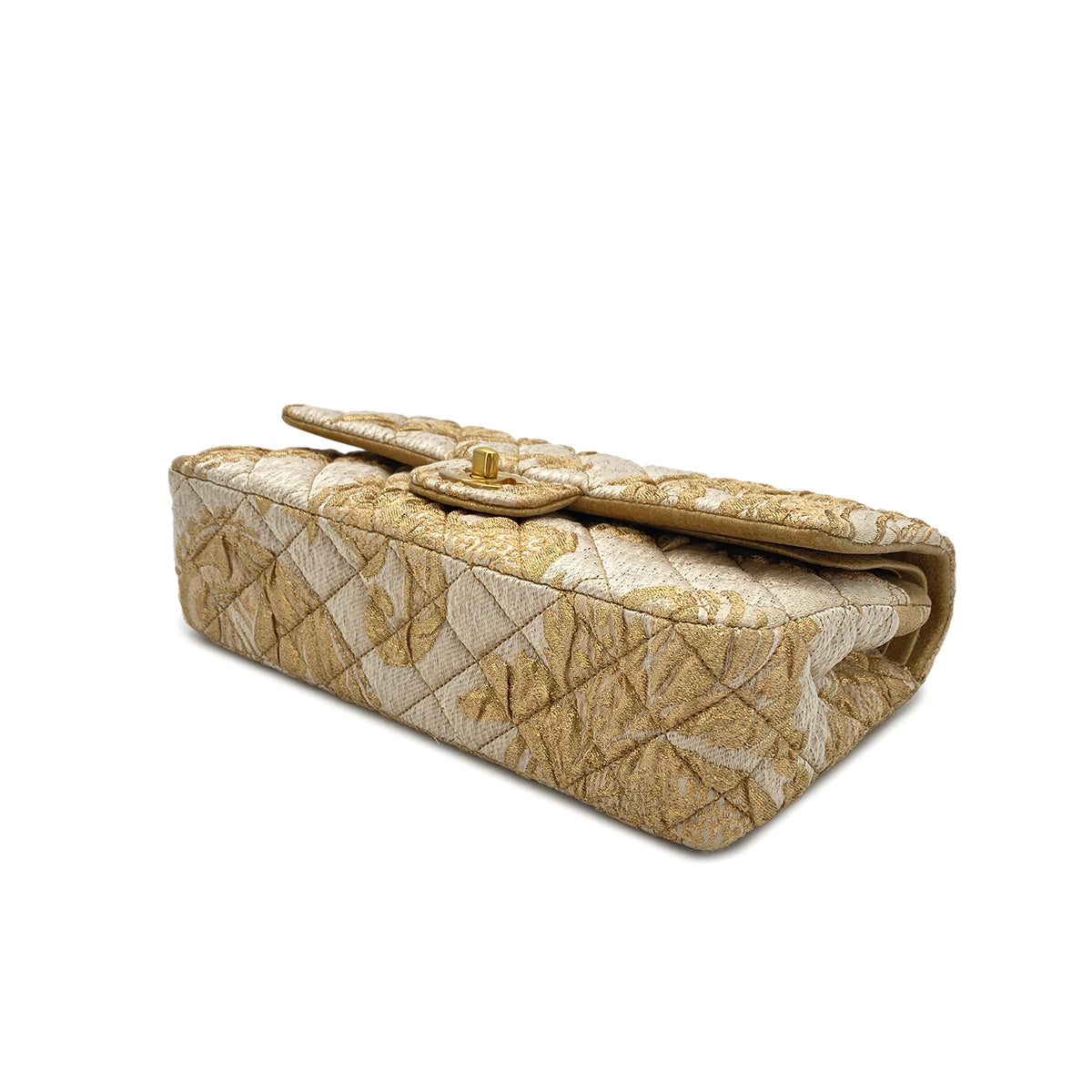 Luxury Promise Japan CHANEL MATELASSE CHAIN SHOULDER BAG GOLD JACQUARD 90289357