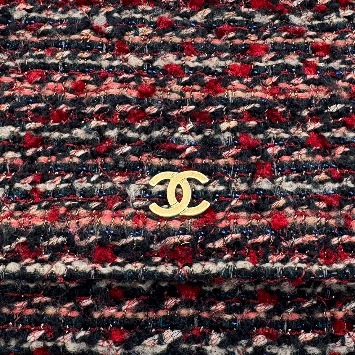 Luxury Promise Japan CHANEL MATELASSE CHAIN WALLET MULTICOLOR TWEED 90299816