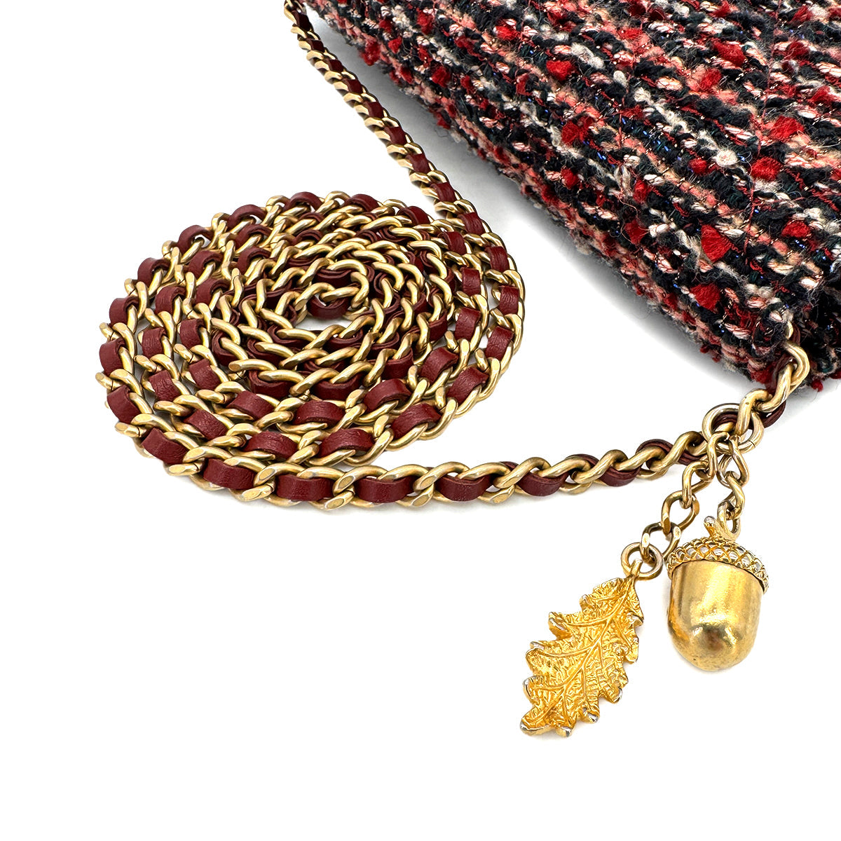 Luxury Promise Japan CHANEL MATELASSE CHAIN WALLET MULTICOLOR TWEED 90299816