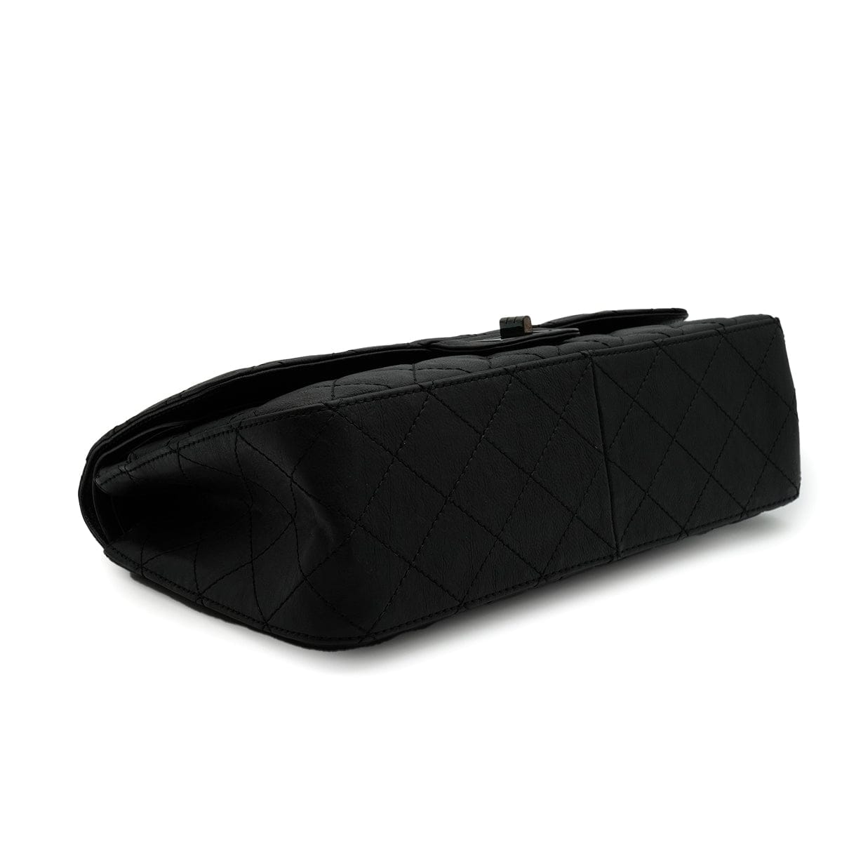 Luxury Promise Japan CHANEL MATERASSE 2.55 CHAIN SHOULDER BAG BLACK LEATHER SO BLACK HARDWARE 90346673