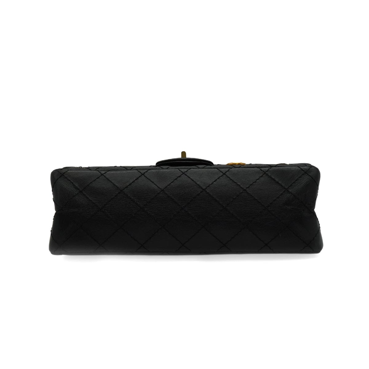 Luxury Promise Japan CHANEL MATERASSE 2.55 REISSUE CASINO LUCKY CHARM CHAIN SHOULDER BAG BLACK LEATHER GOLD HARDWARE 90344369