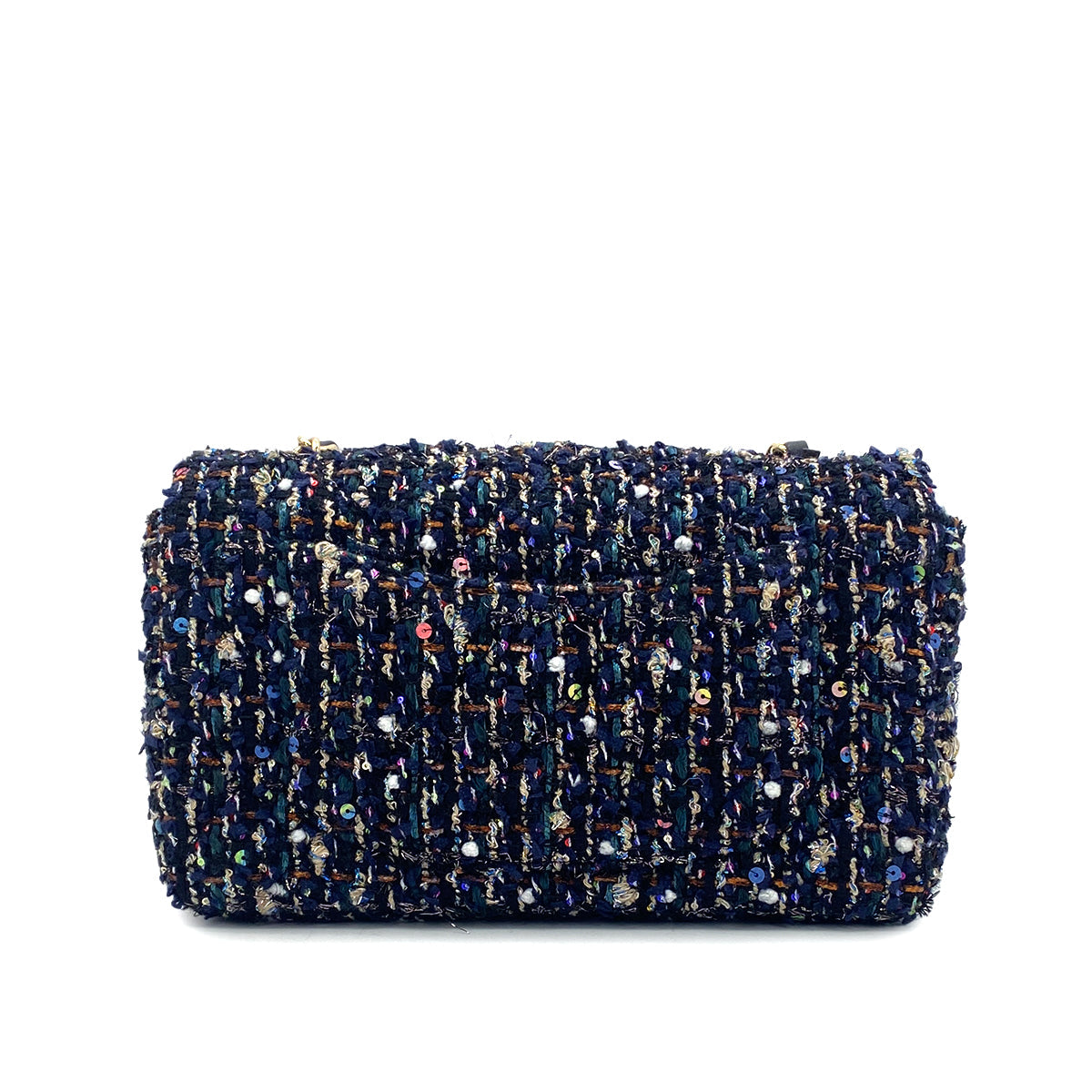 Luxury Promise Japan CHANEL MINI MATELASSE 20 CHAIN SHOULDER BAG MULTICOLOR TWEED 90301697
