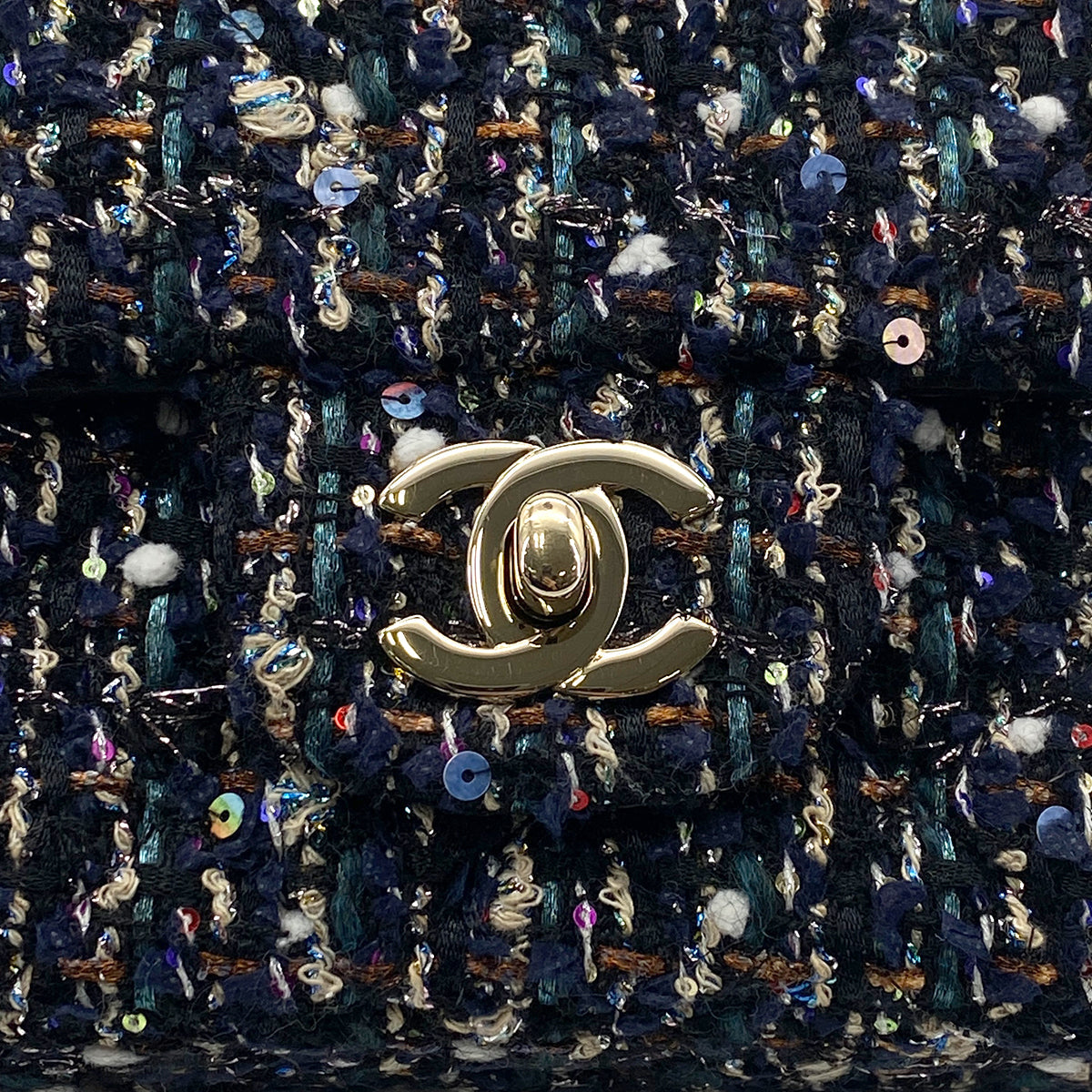 Luxury Promise Japan CHANEL MINI MATELASSE 20 CHAIN SHOULDER BAG MULTICOLOR TWEED 90301697