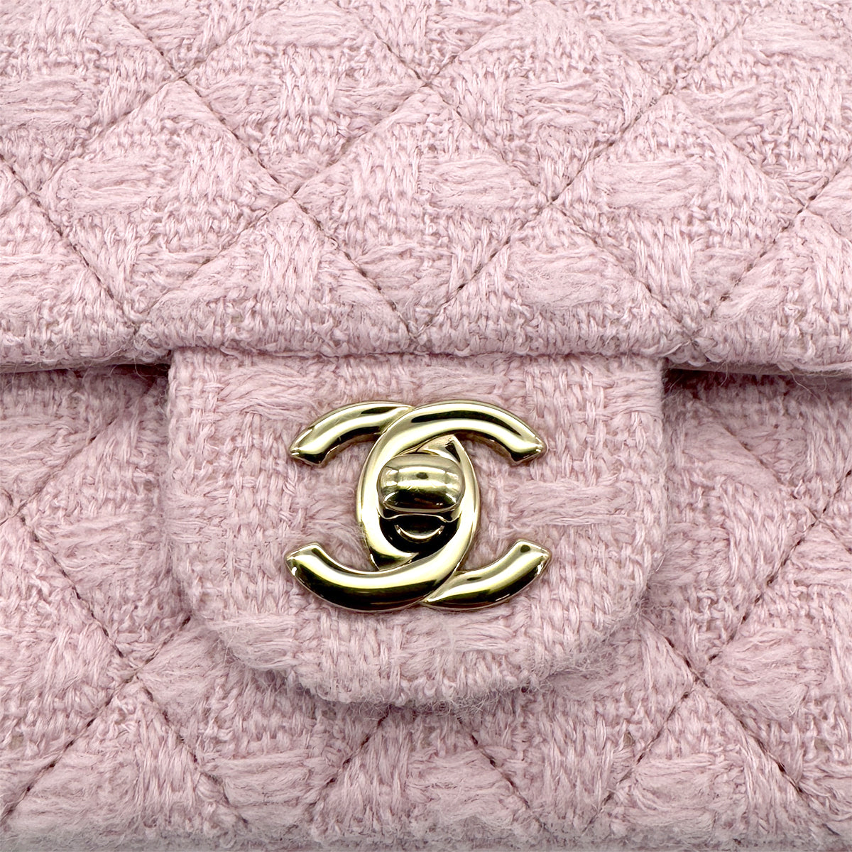 Luxury Promise Japan CHANEL MINI MATELASSE 20 CHAIN SHOULDER BAG PINK TWEED 90294827