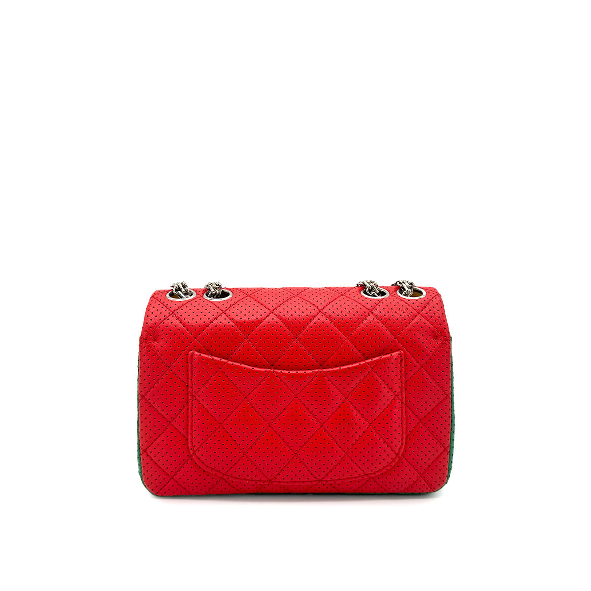 Luxury Promise Japan CHANEL MINI MATELASSE CHAIN SHOULDER BAG PUNCHING RASTA COLORS LAMB SKIN 90275622