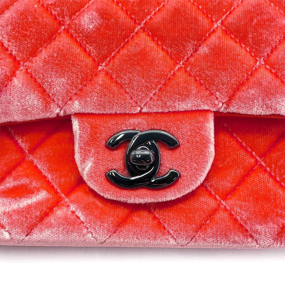 Luxury Promise Japan CHANEL MINI MATELASSE CHAIN SHOULDER BAG RED VELOR 90270802