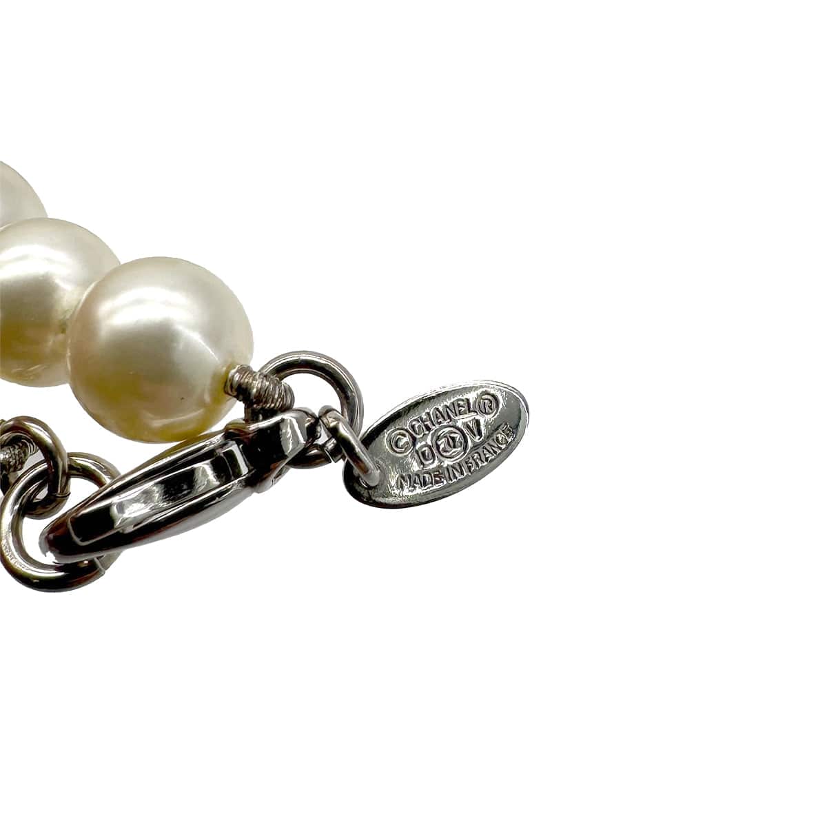 Luxury Promise Japan CHANEL NECKLACE COCOMARK FAUX PEARL WHITE ACCESSORY 10V 90313357