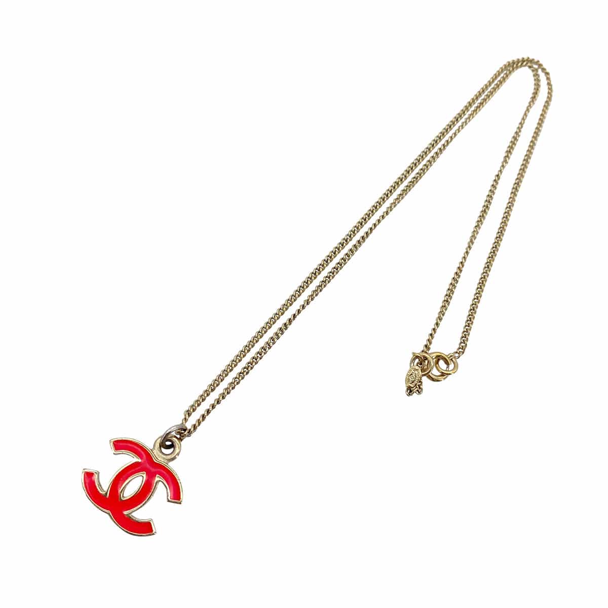 Luxury Promise Japan CHANEL NECKLACE COCOMARK PINK ACCESSORY 04A 90269650