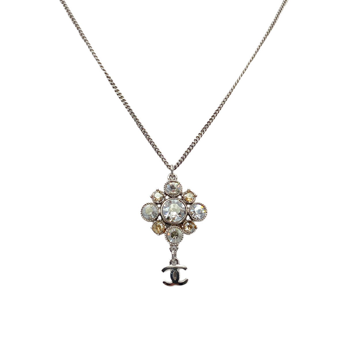 Luxury Promise Japan CHANEL NECKLACE COCOMARK RHINESTONE ACCESSORY C13V 90266164