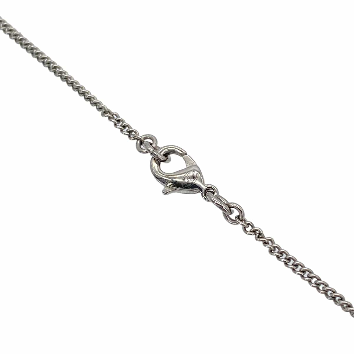 Luxury Promise Japan CHANEL NECKLACE COCOMARK RHINESTONE SILVER ACCESSORY F12W 90279598