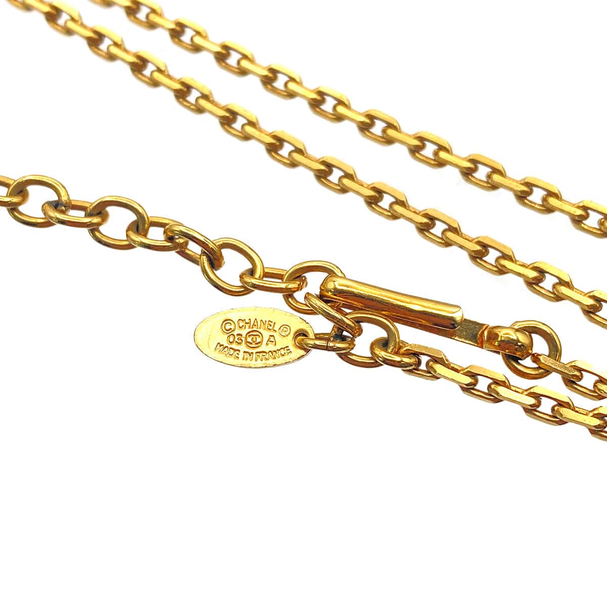 Luxury Promise Japan CHANEL NECKLACE SQUARE STAR COCOMARK ACCESSORY 03A 90270335