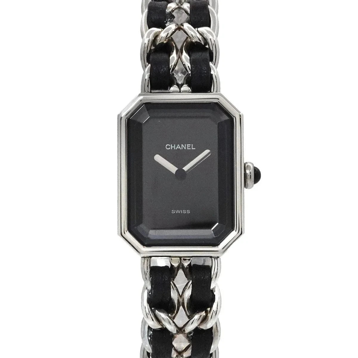 Luxury Promise Japan CHANEL Premiere Size L H0451 Quartz Black Dial Ladies Watch 90290797