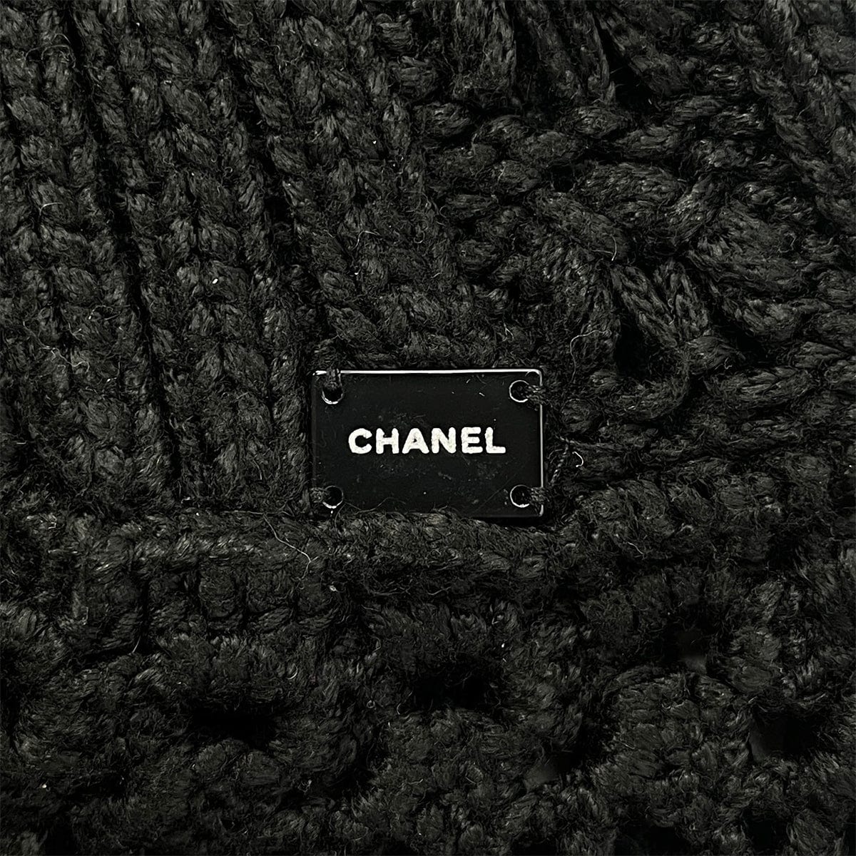 Luxury Promise Japan CHANEL RACE CARDIGAN BLACK RAYON 42 04P RTW 90288501