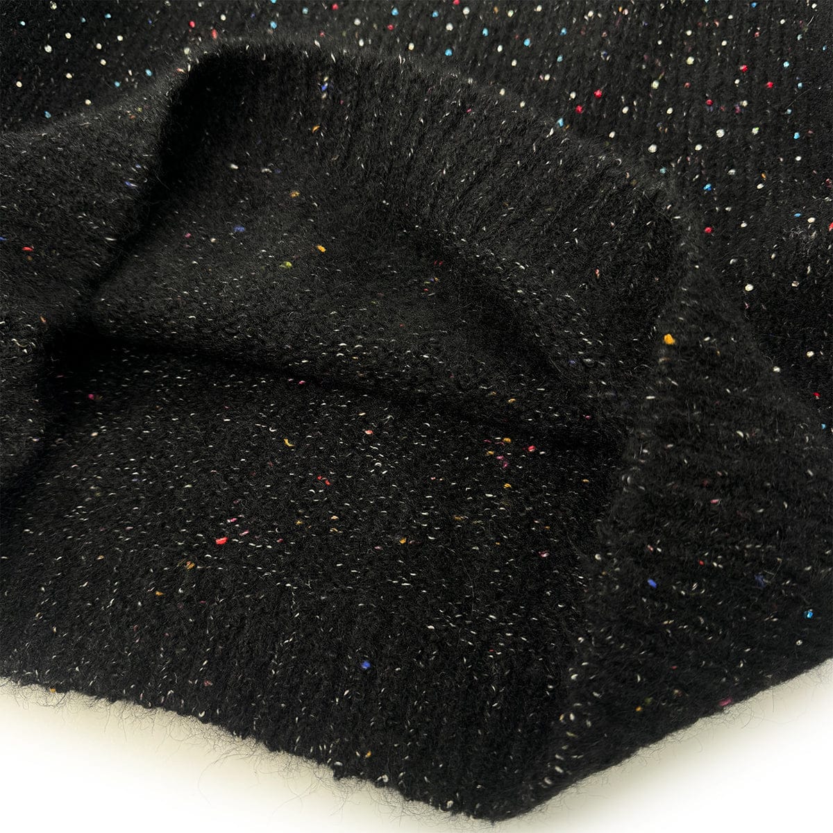 Luxury Promise Japan CHANEL RHINESTONE KNIT BLACK MULTICOLOR ALPACA 38 P57 RTW 90304983