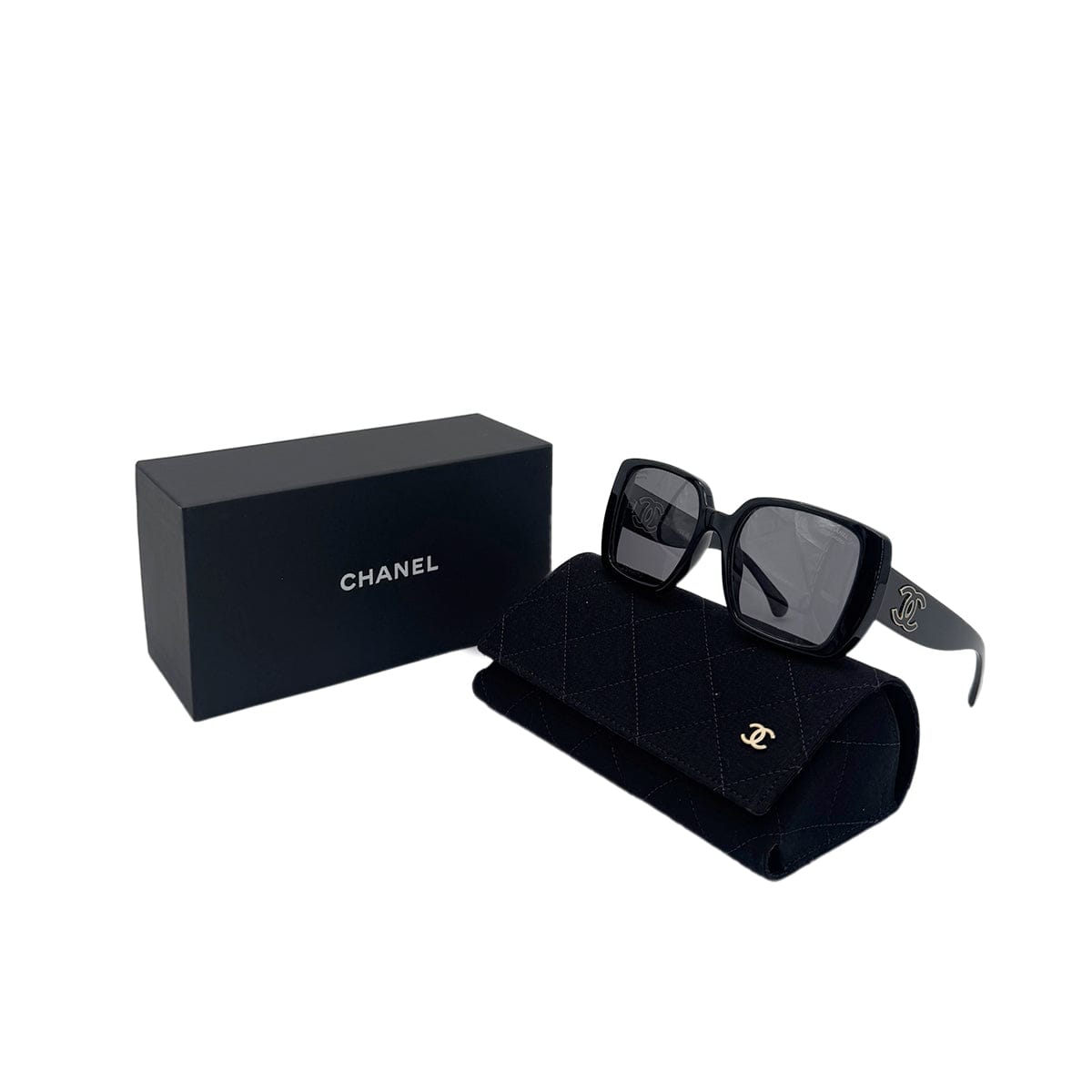 Luxury Promise Japan CHANEL SUNGLASSES COCOMARK BLACK EYEWEAR 90291310