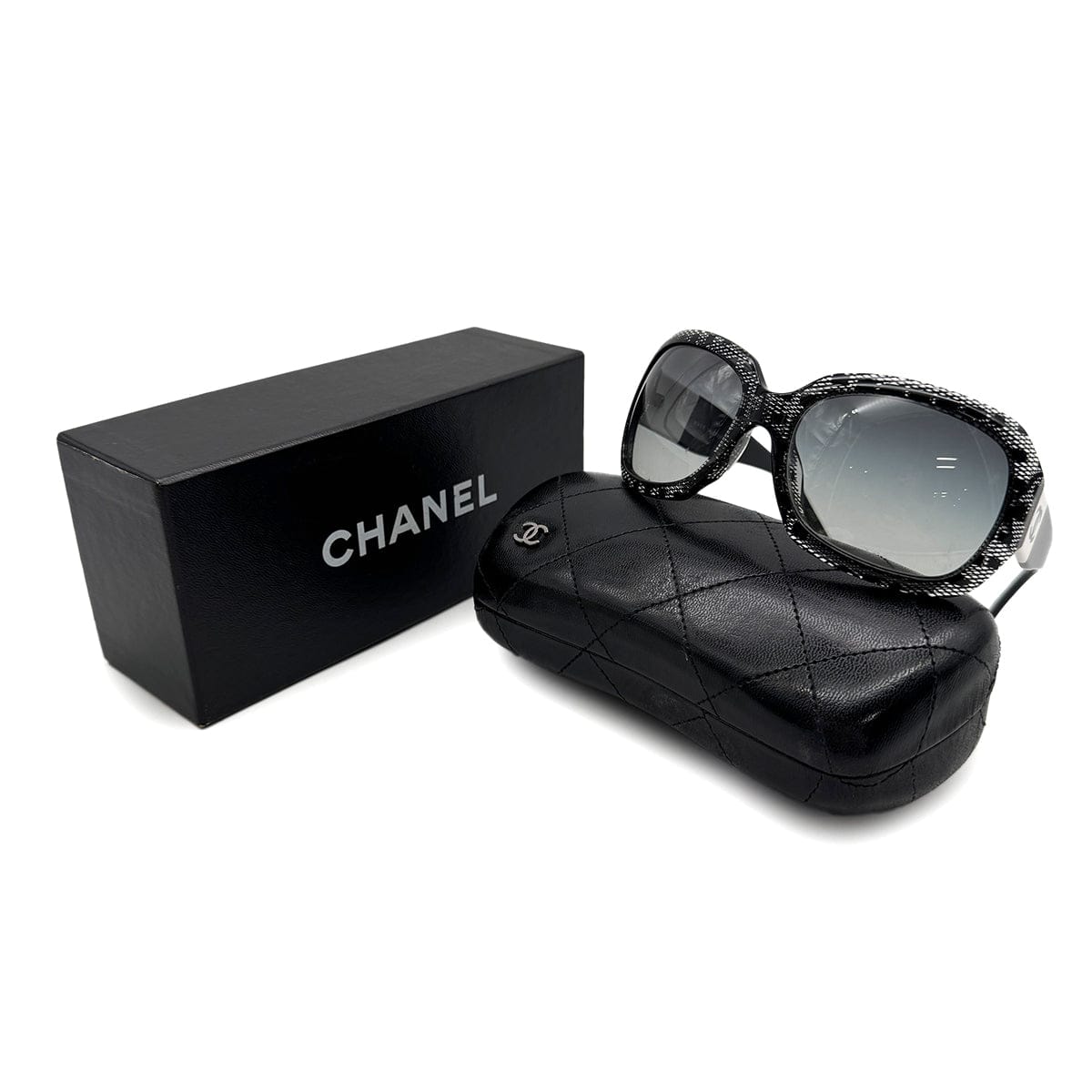 Luxury Promise Japan CHANEL SUNGLASSES COCOMARK BLACK EYEWEAR 90319116