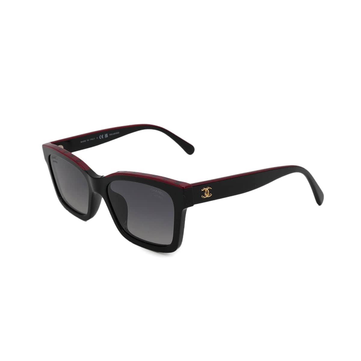 Luxury Promise Japan CHANEL SUNGLASSES COCOMARK LOGO BLACK RED EYEWEAR 90313303