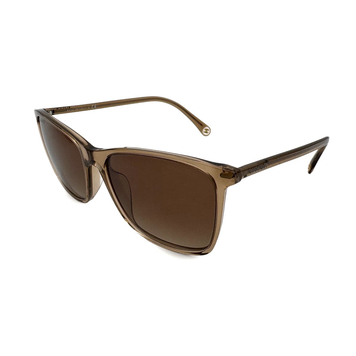 Luxury Promise Japan CHANEL SUNGLASSES COCOMARK LOGO BROWN EYEWEAR 90319115