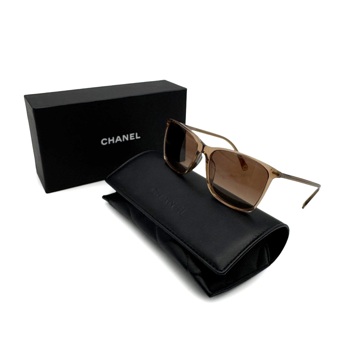 Luxury Promise Japan CHANEL SUNGLASSES COCOMARK LOGO BROWN EYEWEAR 90319115