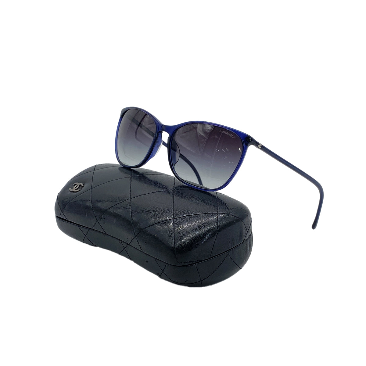 Luxury Promise Japan CHANEL SUNGLASSES COCOMARK NAVY EYEWEAR 90296727