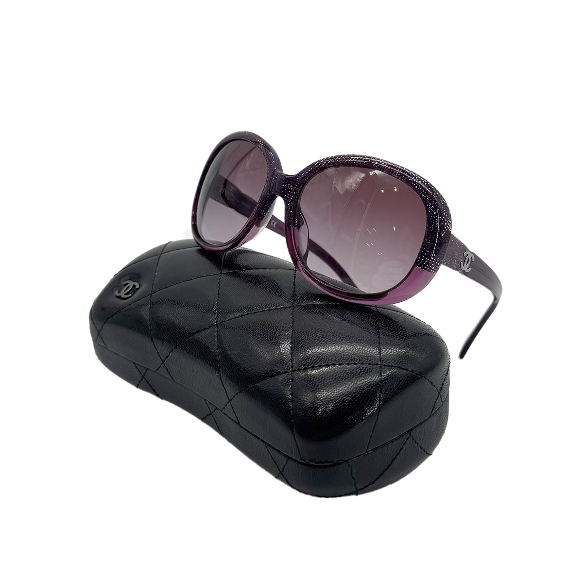 Luxury Promise Japan CHANEL SUNGLASSES COCOMARK PURPLE EYEWEAR 90279611