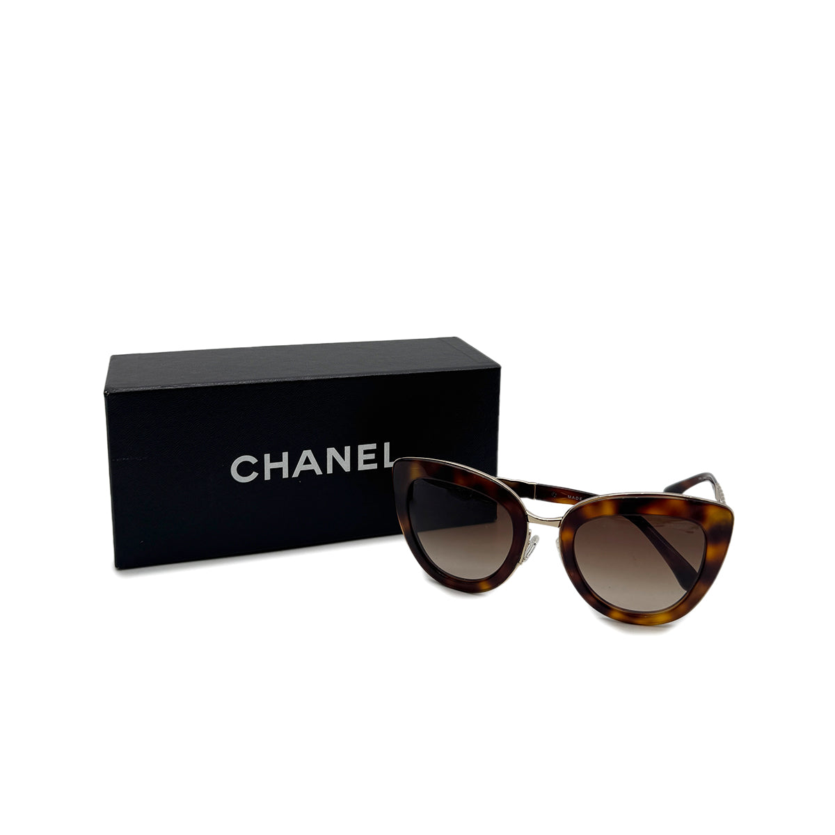 Luxury Promise Japan CHANEL SUNGLASSES COCOMARK TORTOISESHELL EYEWEAR 90294162