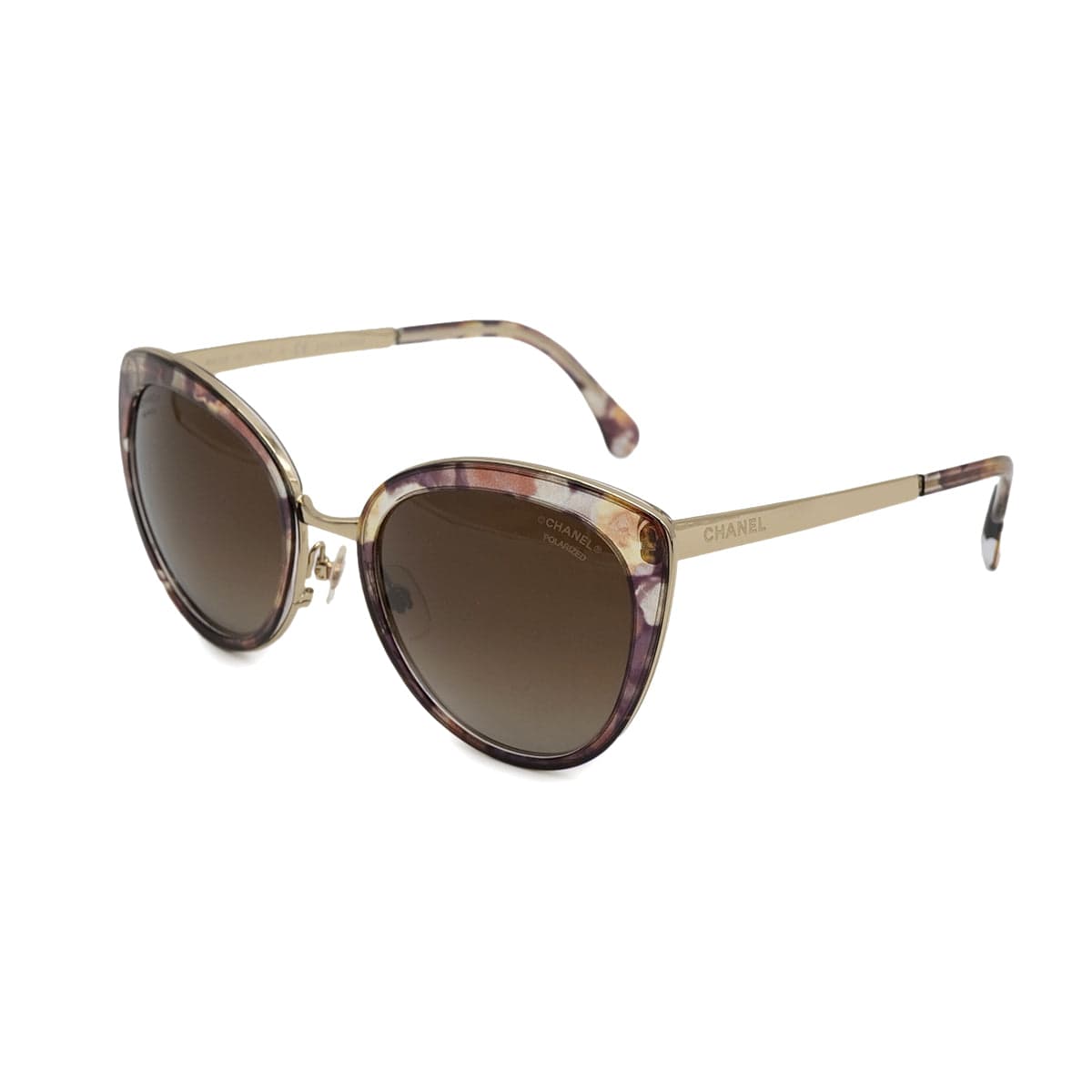 Luxury Promise Japan CHANEL SUNGLASSES LOGO GOLD EYEWEAR 90321130