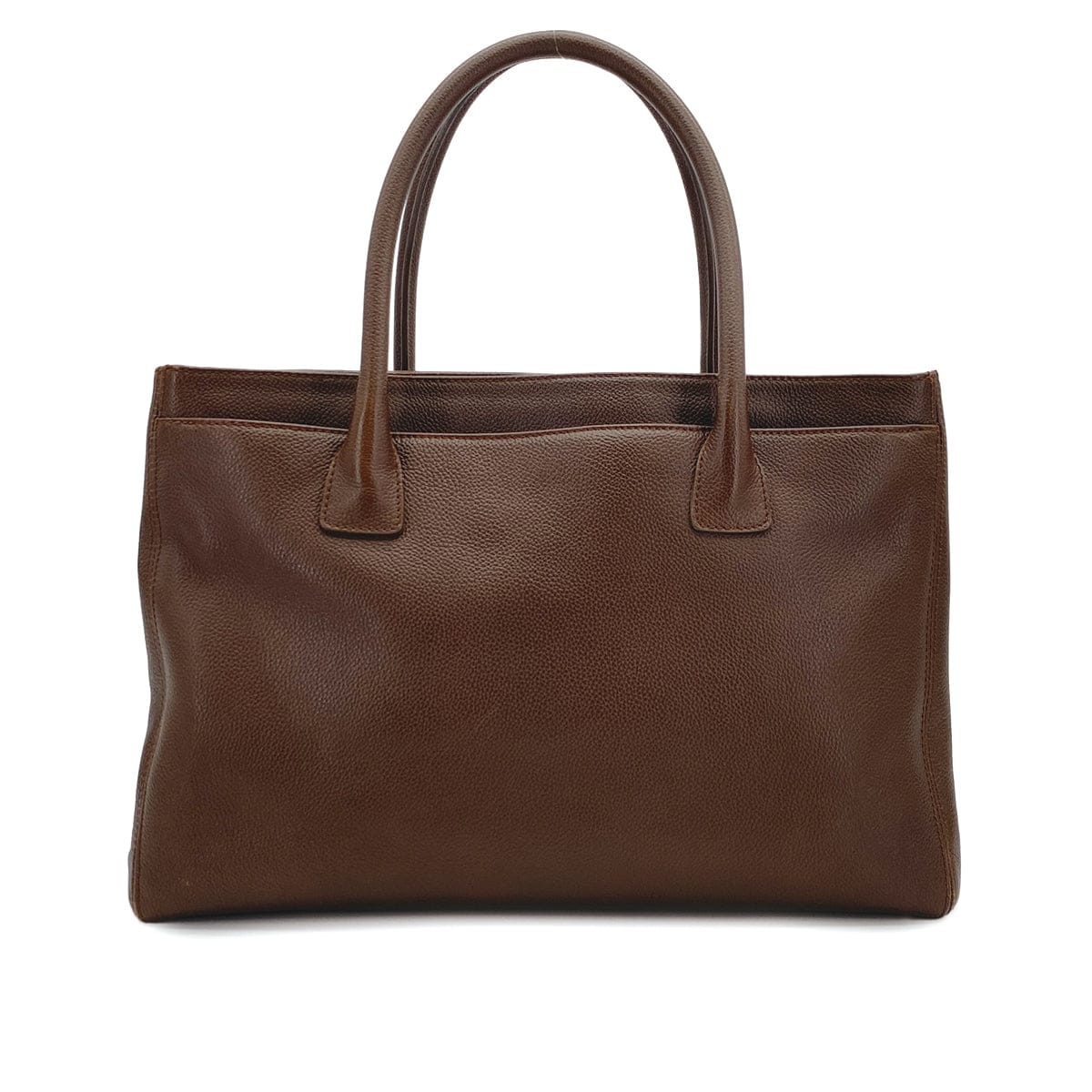 Luxury Promise Japan CHANEL VINAGE COCOMARK EXECUTIVE TOTE SHOULDER BAG BROWN CAVIAR SKIN 90310832