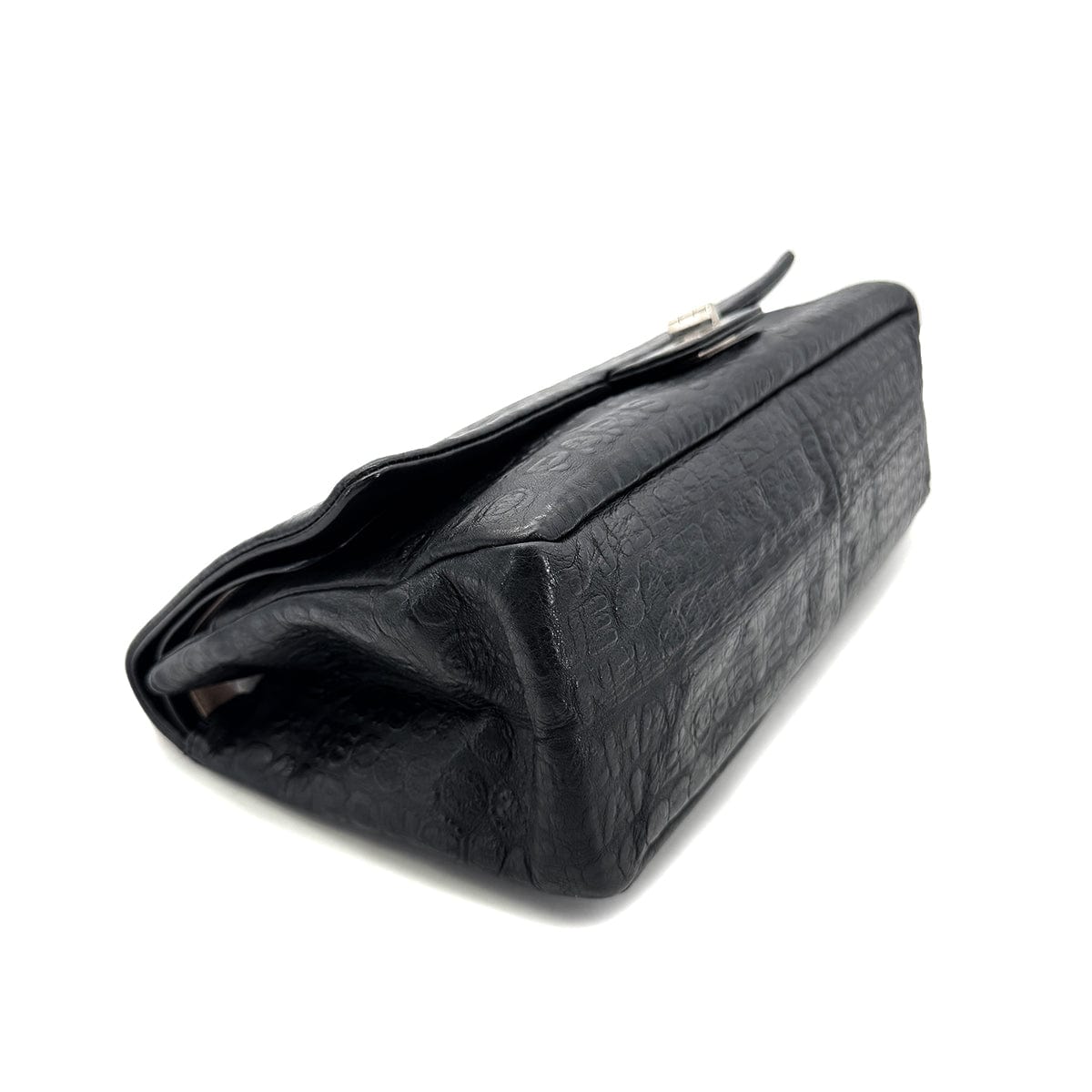 Luxury Promise Japan CHANEL VINTAGE 2.55 UNLIMITED CHAIN SHOULDER BAG BLACK CALF SKIN 90284896