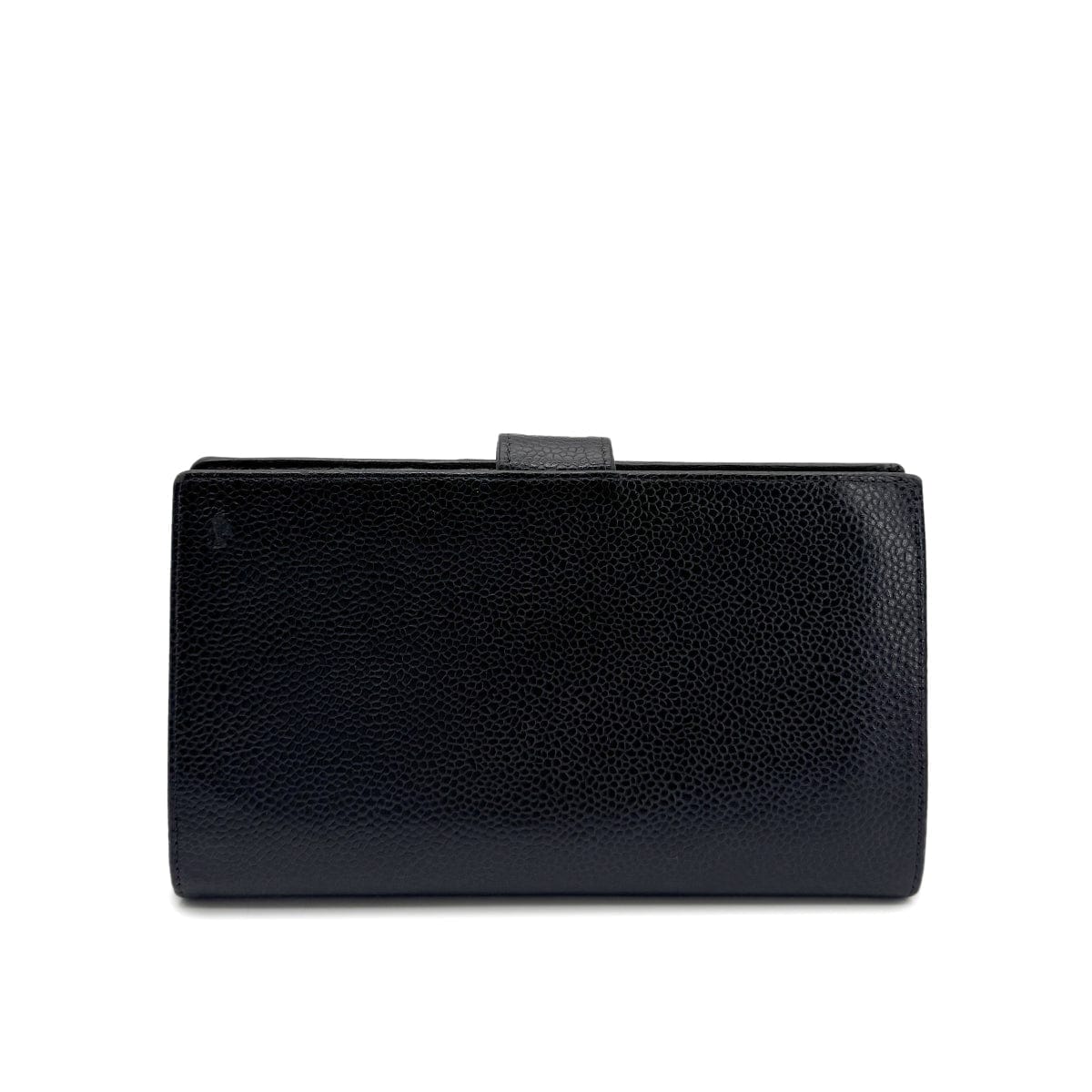 Luxury Promise Japan CHANEL VINTAGE BIFOLD LONG WALLET COCOMARK BLACK CAVIAR SKIN 90272491