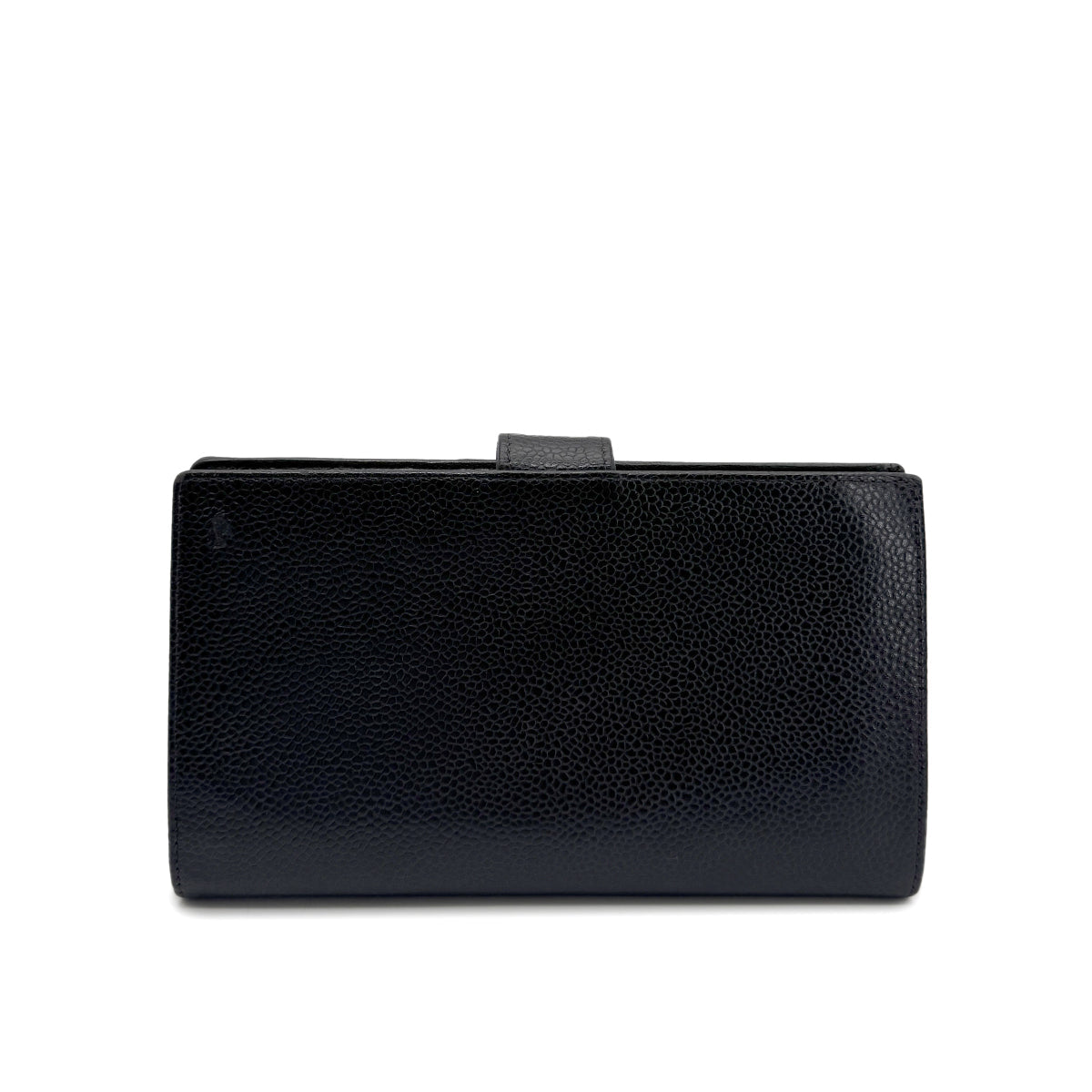 Luxury Promise Japan CHANEL VINTAGE BIFOLD LONG WALLET COCOMARK BLACK CAVIAR SKIN 90272491