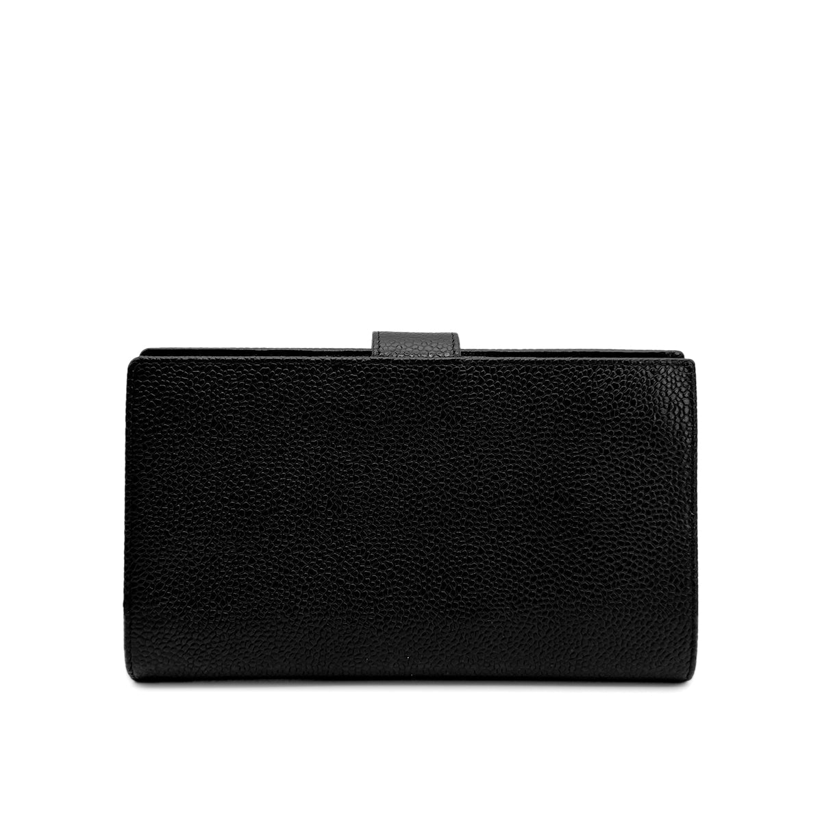 Luxury Promise Japan CHANEL VINTAGE BIFOLD LONG WALLET COCOMARK BLACK CAVIAR SKIN 90272520