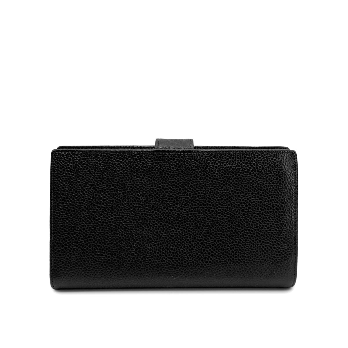 Luxury Promise Japan CHANEL VINTAGE BIFOLD LONG WALLET COCOMARK BLACK CAVIAR SKIN 90272521