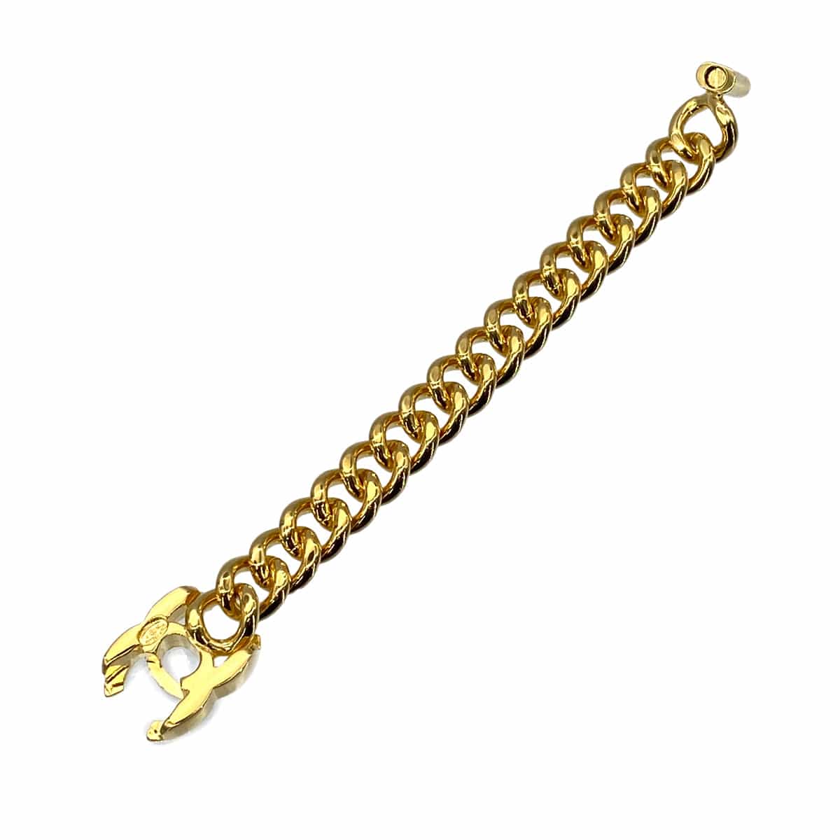 Luxury Promise Japan CHANEL VINTAGE BRACELET COCOMARK TURN LOCK GOLD ACCESSORY 96P 90275819