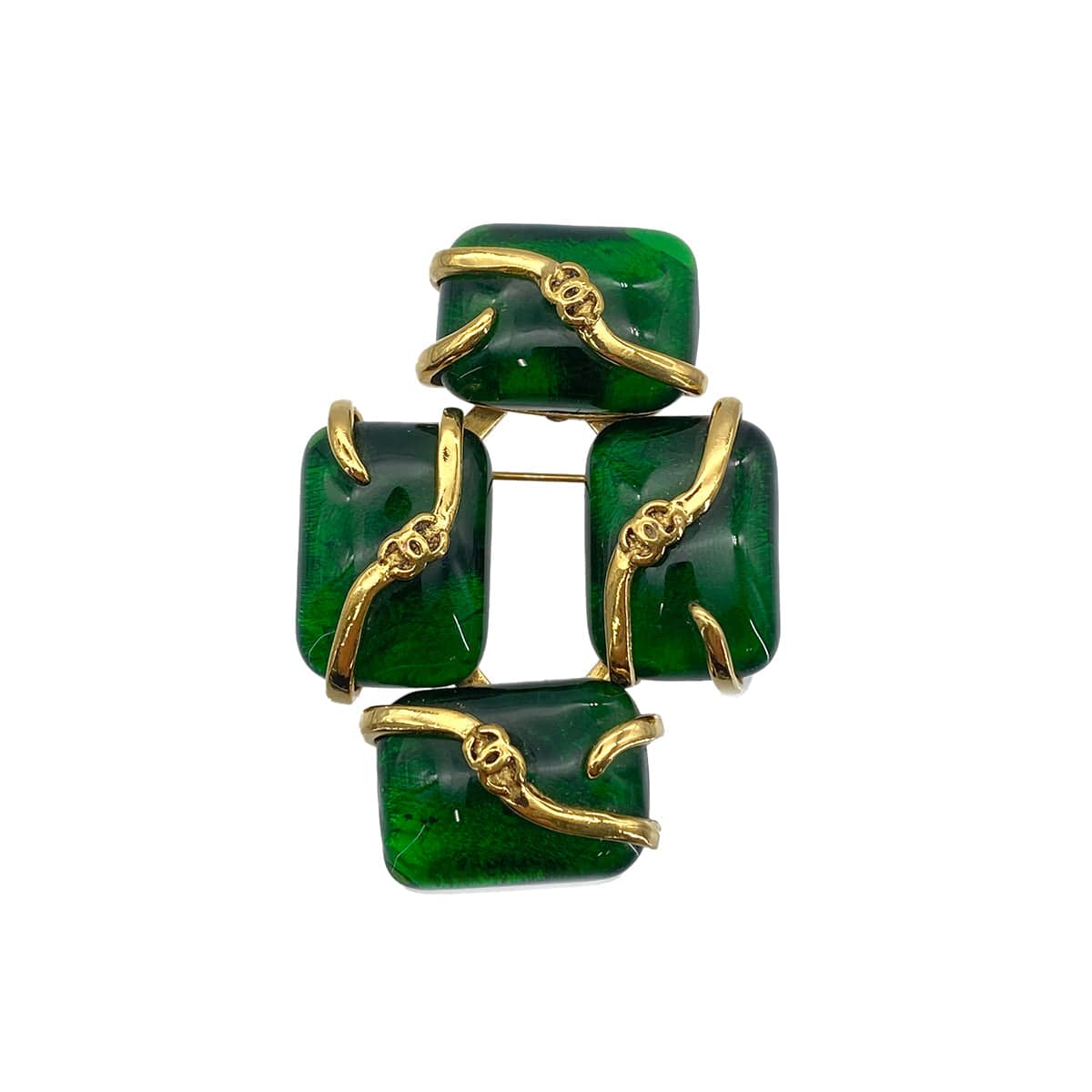 Luxury Promise Japan CHANEL VINTAGE BROOCH GRIPOIX COCO MARK ACCESSORY 94P 90266170