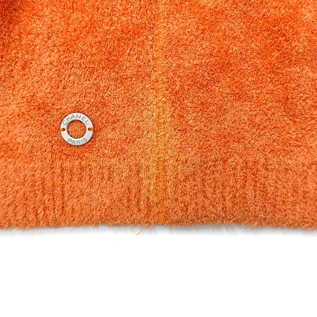 Luxury Promise Japan CHANEL VINTAGE CARDIGAN ORANGE COTTON 42 00T RTW 90286197