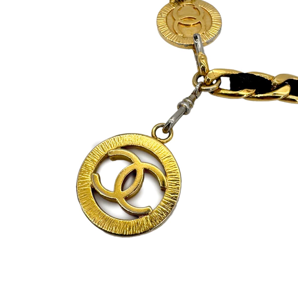 Luxury Promise Japan CHANEL VINTAGE CHAIN BELT LEATHER COCOMARK ACCESSORY 90272510