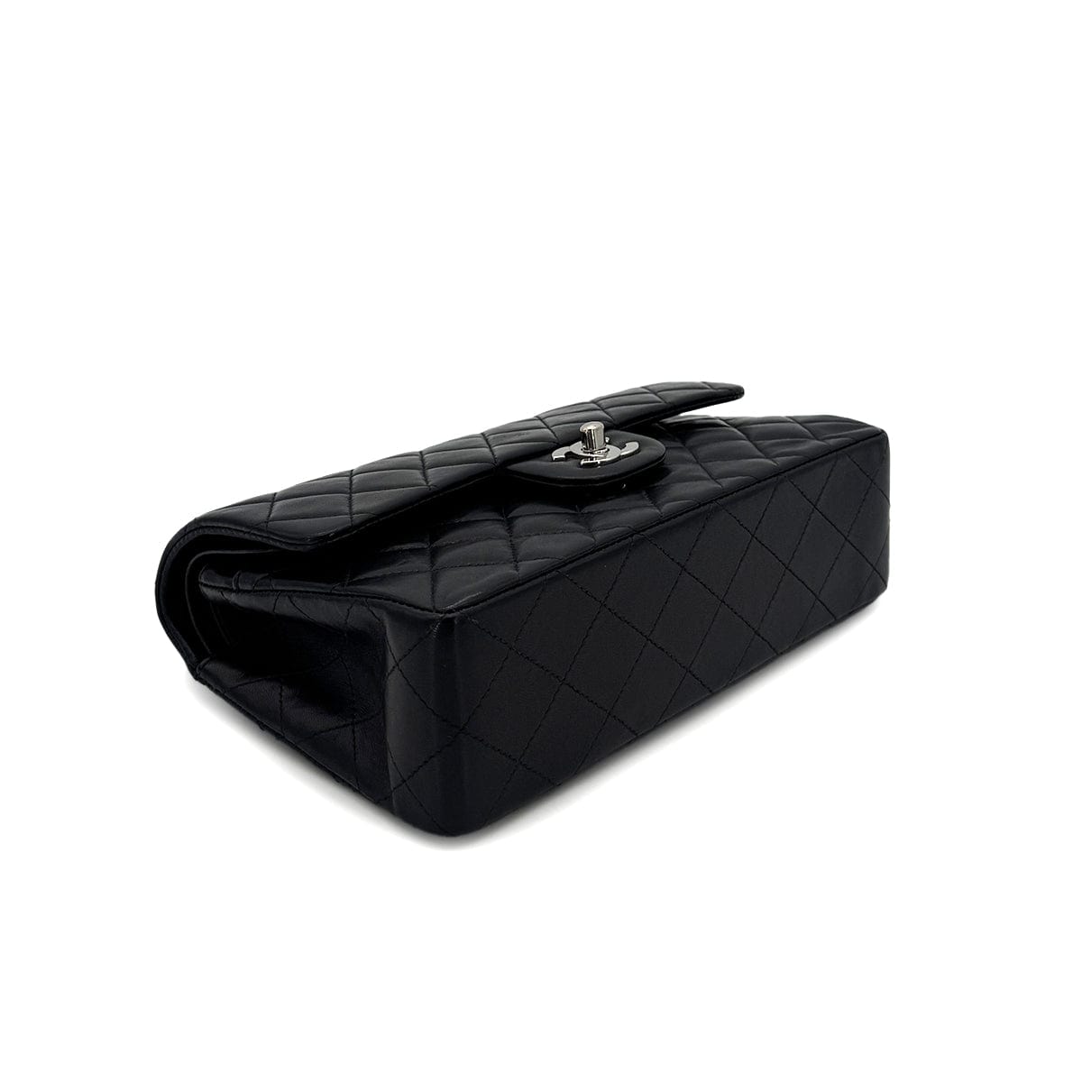 Luxury Promise Japan CHANEL VINTAGE CLASSIC FLAP SMALL CHAIN SHOULDER BAG BLACK LAMB SKIN 90284884