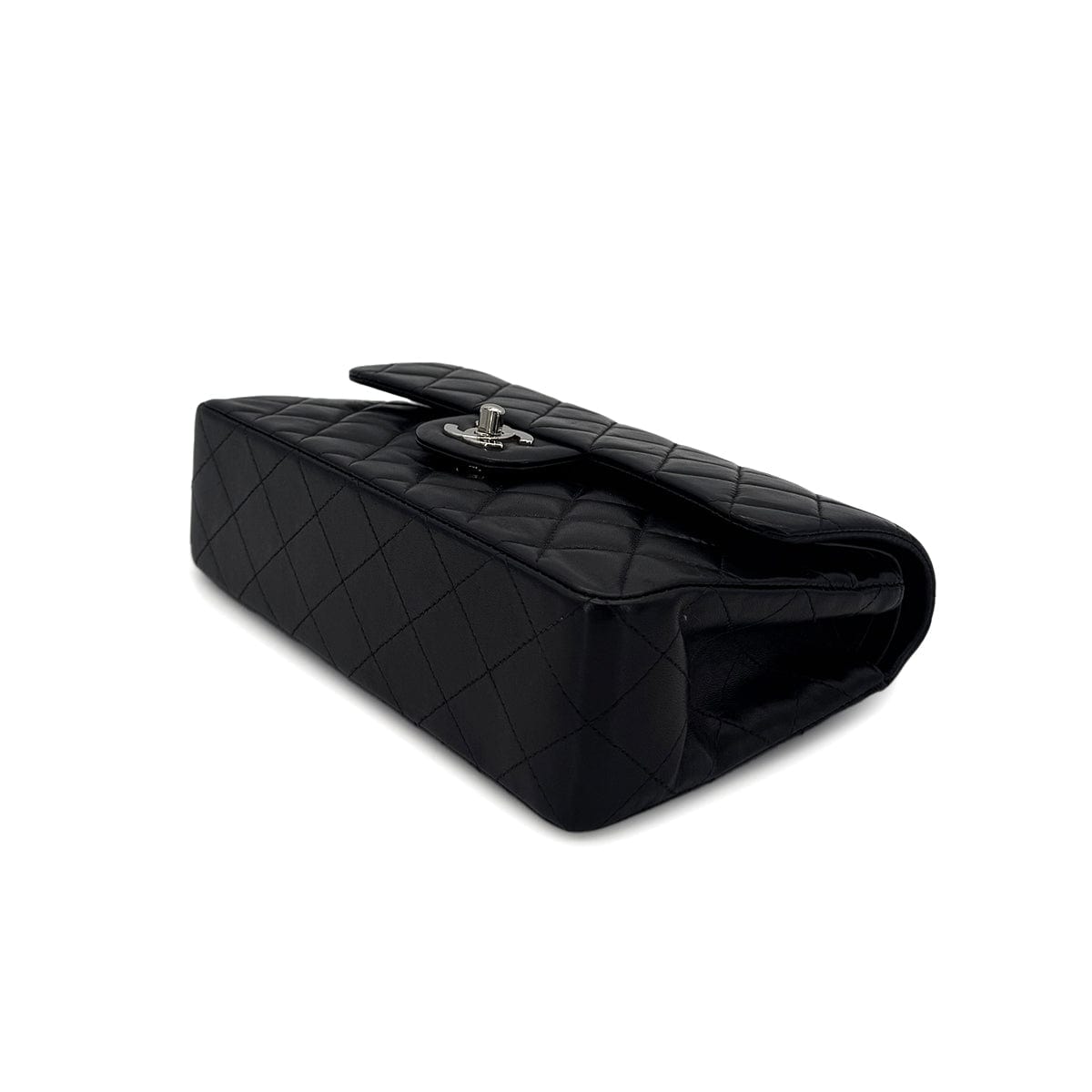 Luxury Promise Japan CHANEL VINTAGE CLASSIC FLAP SMALL CHAIN SHOULDER BAG BLACK LAMB SKIN 90284884