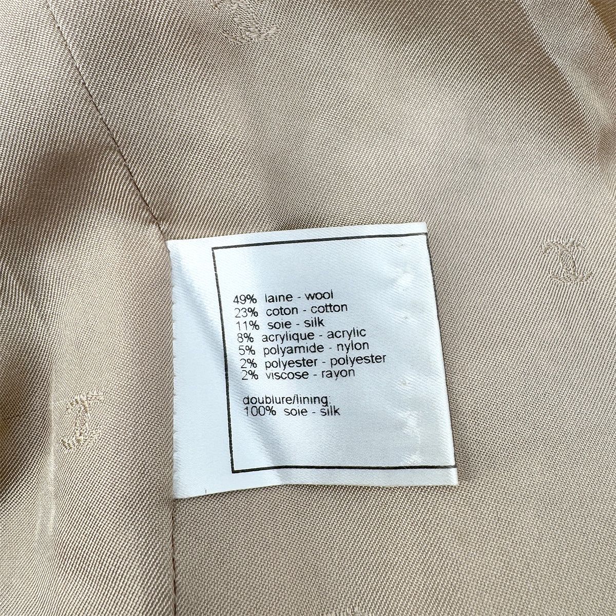 Luxury Promise Japan CHANEL VINTAGE COCO BUTTON TWEED JACKET MULTI COLOR WOOL 40 98P RTW 90291471