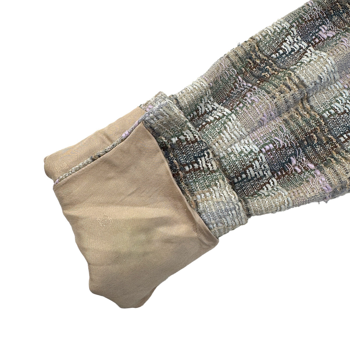 Luxury Promise Japan CHANEL VINTAGE COCO BUTTON TWEED JACKET MULTI COLOR WOOL 40 98P RTW 90291471