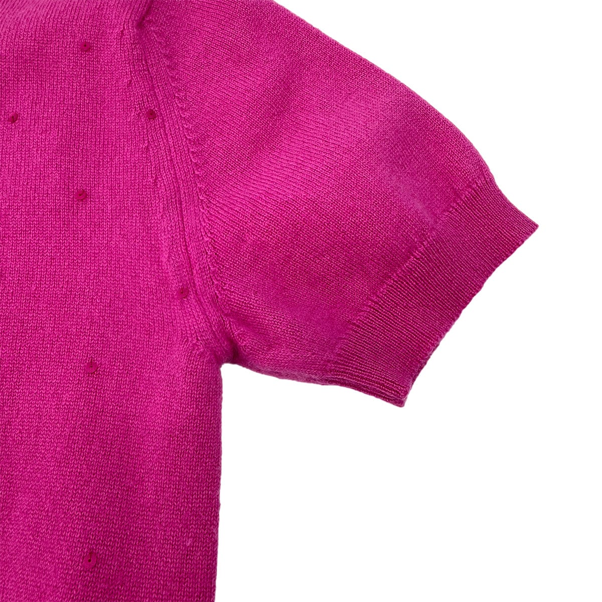 Luxury Promise Japan CHANEL VINTAGE COCO BUTTON TWIN SET CARDIGAN 1996 FALL PINK CASHMERE 40 96A RTW 90292118