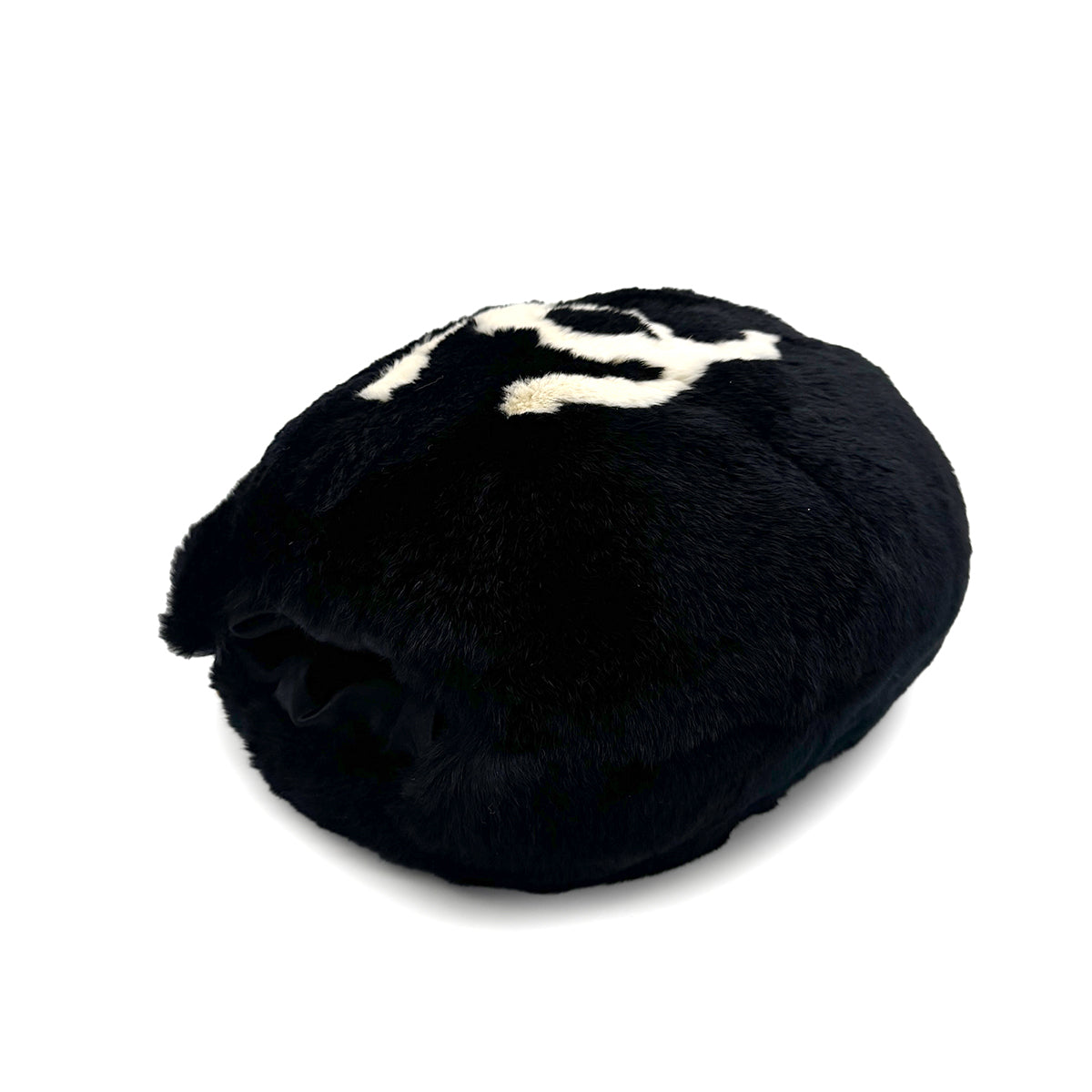 Luxury Promise Japan CHANEL VINTAGE COCOMARK ARM WARMER CHAIN SHOULDER BAG BLACK FUR 90273898